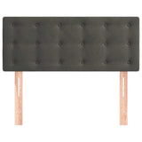 Vidaxl hoofdbord 80x5x78 88 cm fluweel donkergrijs