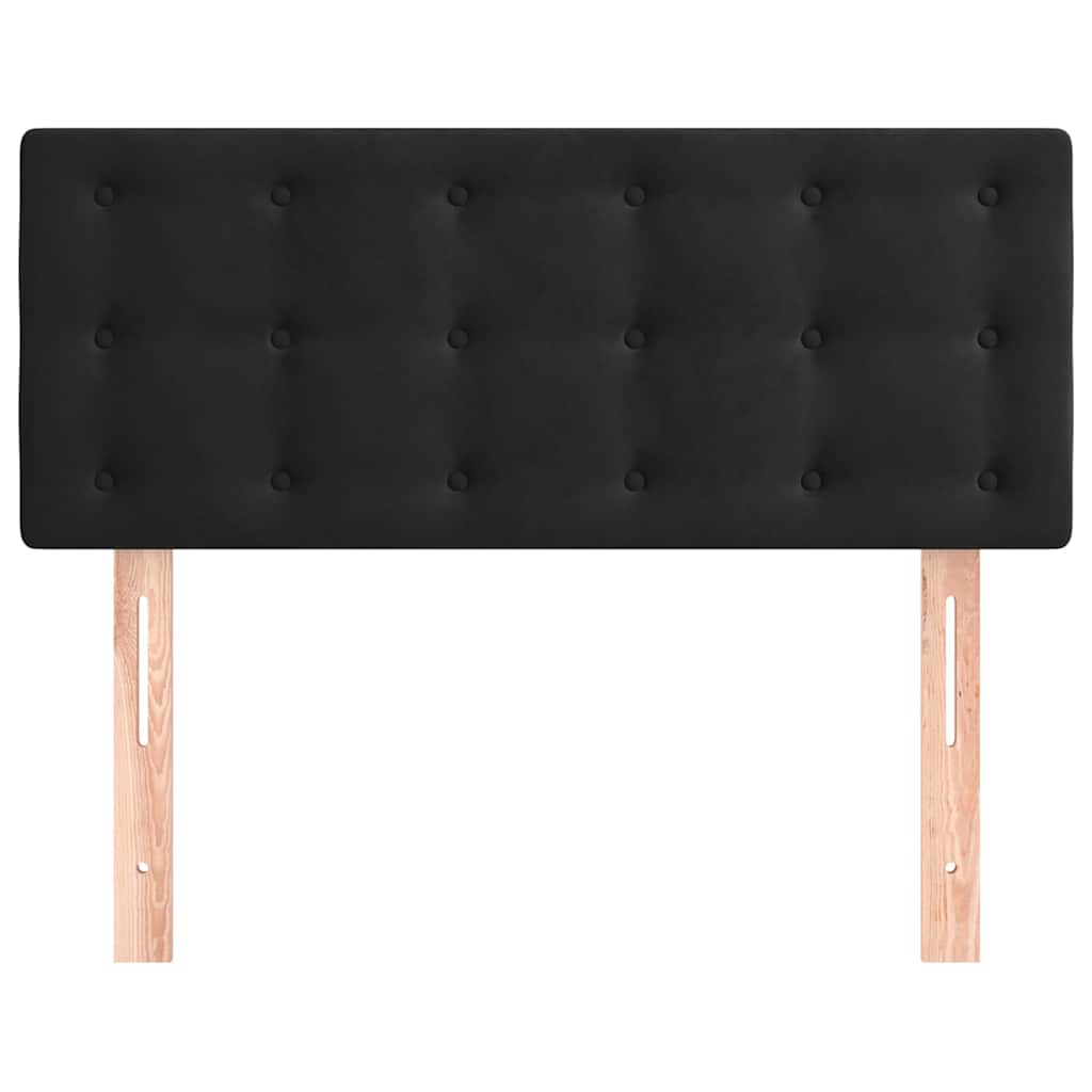 Vidaxl hoofdbord 80x5x78 88 cm fluweel zwart