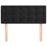 Vidaxl hoofdbord 80x5x78 88 cm fluweel zwart