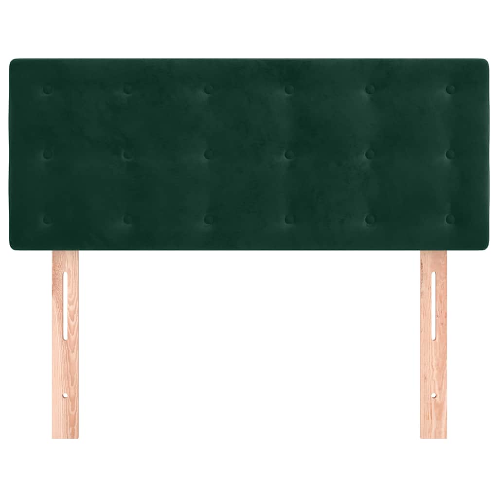 Vidaxl hoofdbord 80x5x78 88 cm fluweel donkergroen