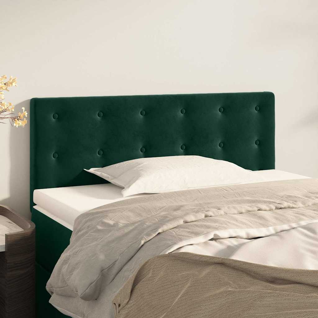 Vidaxl hoofdbord 80x5x78 88 cm fluweel donkergroen
