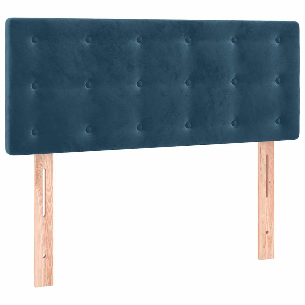 Vidaxl hoofdbord 80x5x78 88 cm fluweel donkerblauw