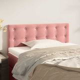 Vidaxl hoofdbord 80x5x78 88 cm fluweel roze