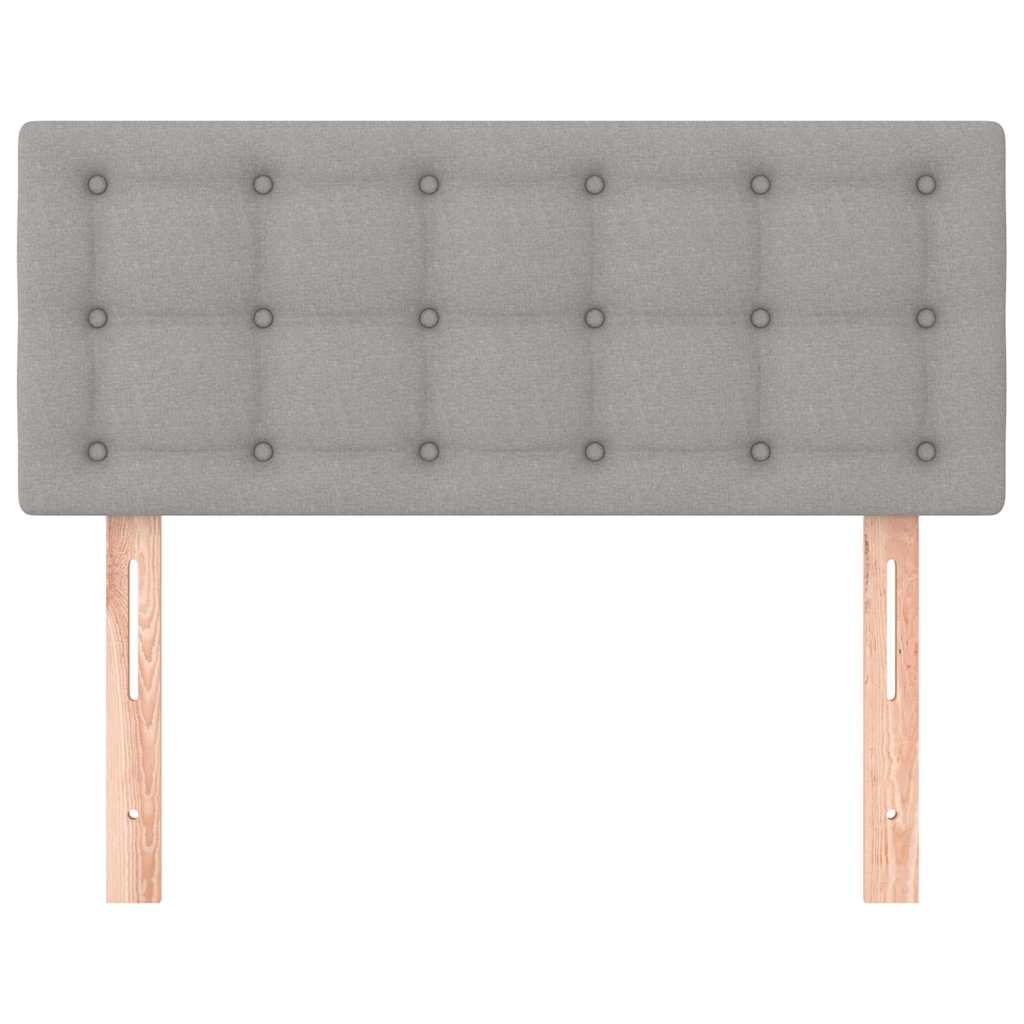 Vidaxl hoofdbord 90x5x78 88 cm stof lichtgrijs