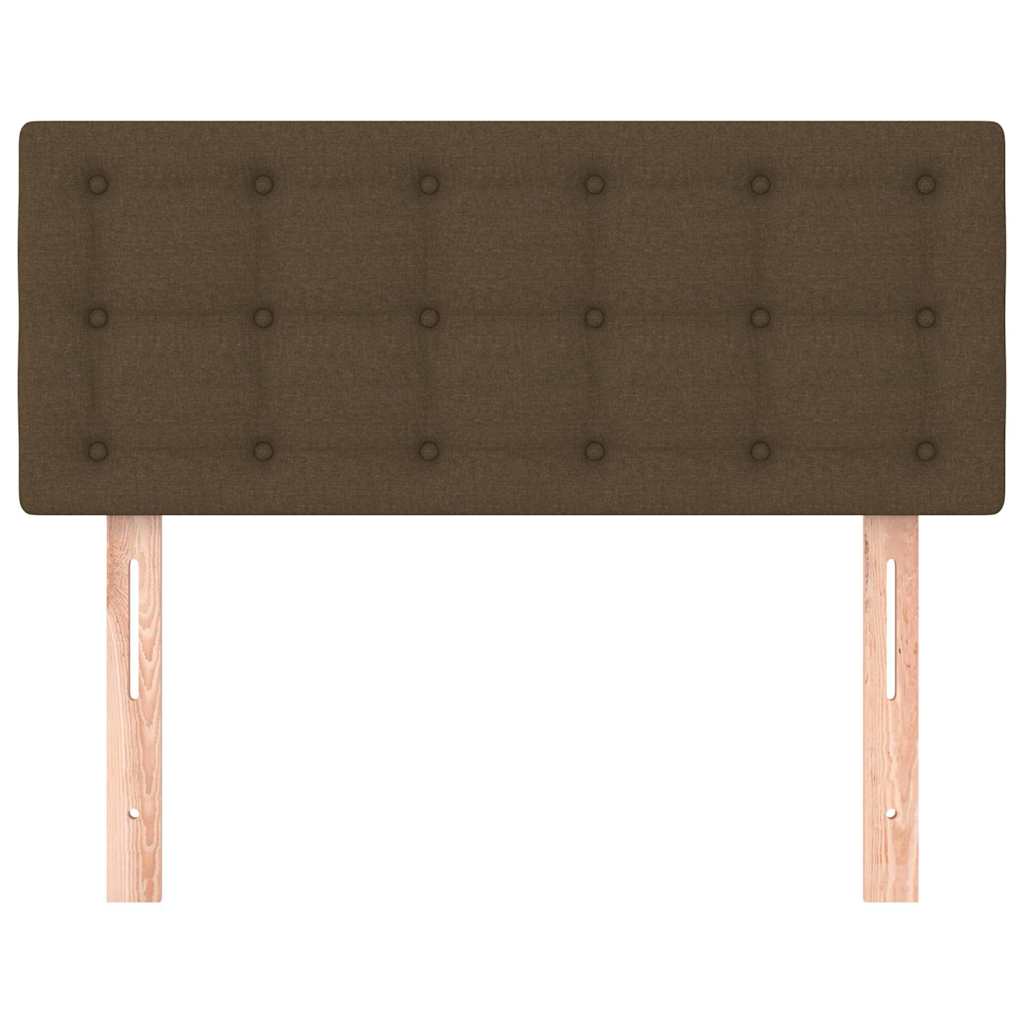 Vidaxl hoofdbord 90x5x78 88 cm stof donkerbruin