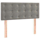 Vidaxl hoofdbord 90x5x78 88 cm fluweel lichtgrijs