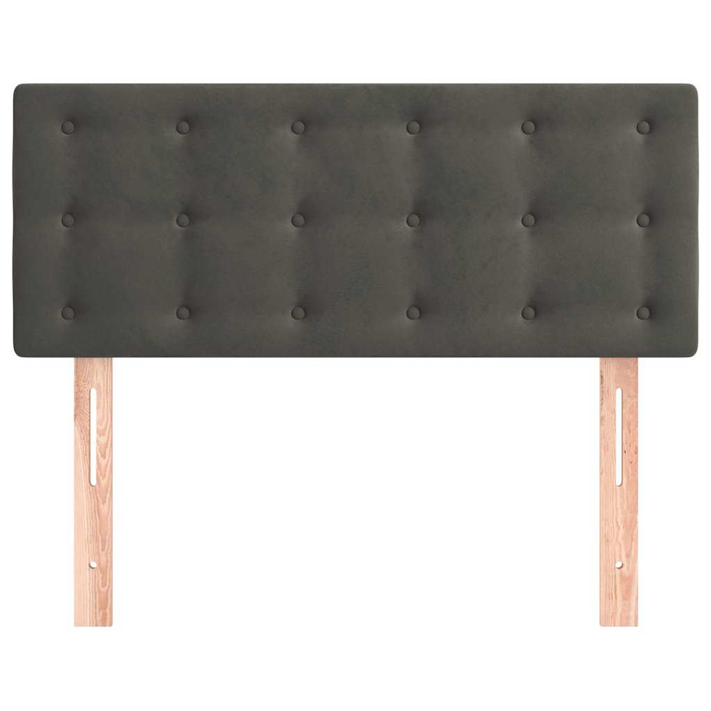 Vidaxl hoofdbord 90x5x78 88 cm fluweel donkergrijs