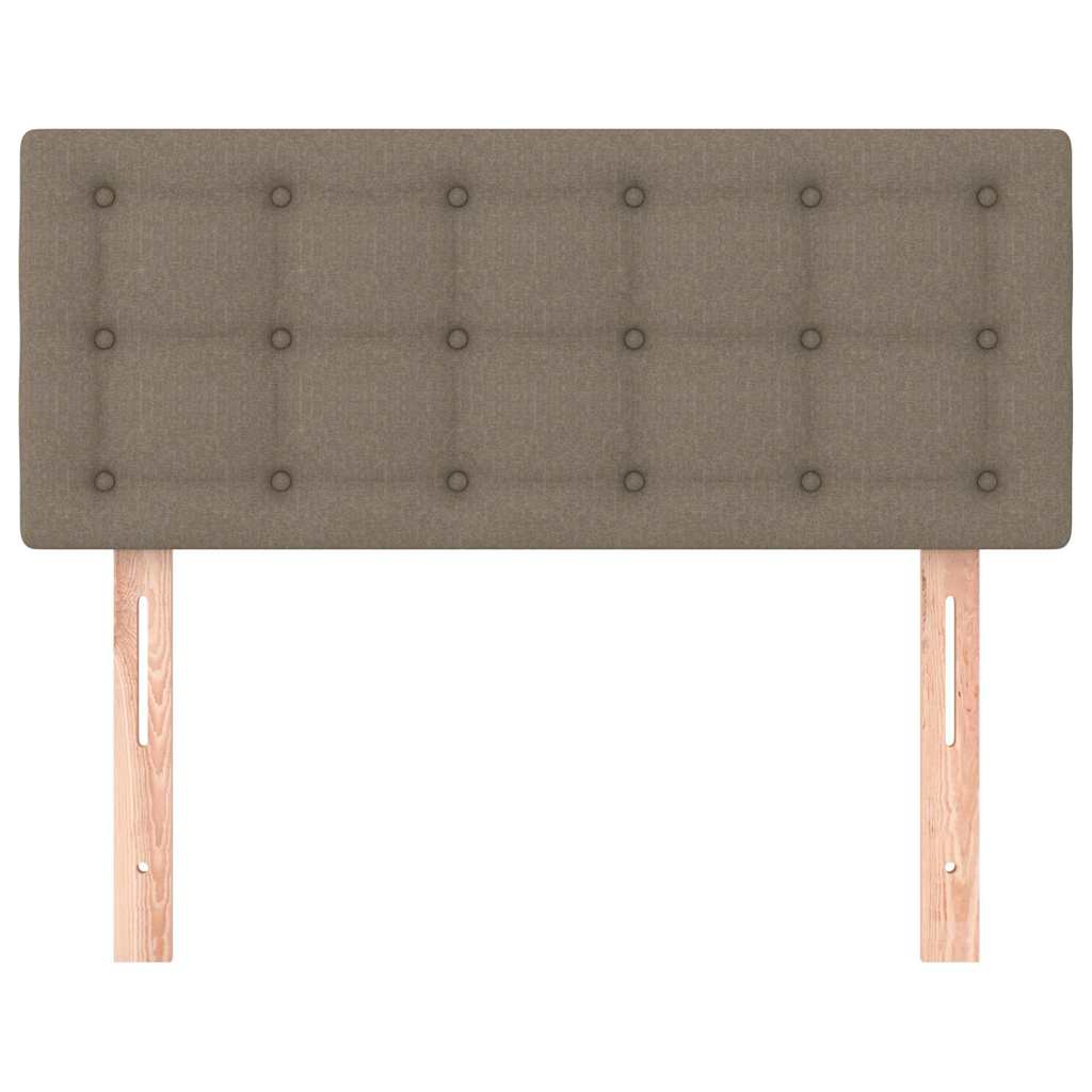 Vidaxl hoofdbord 100x5x78 88 cm stof taupe