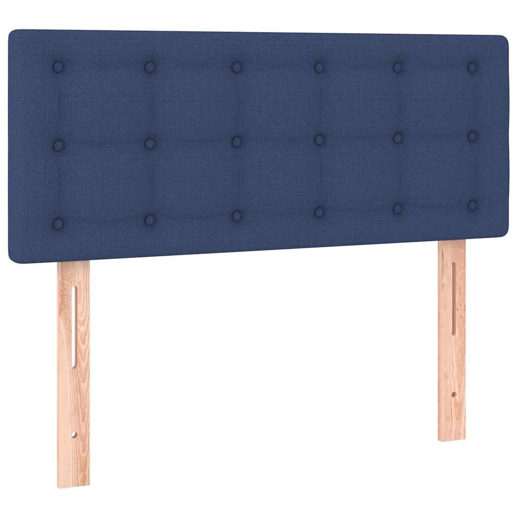 Vidaxl hoofdbord 100x5x78 88 cm stof blauw