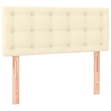 Vidaxl hoofdbord 100x5x78 88 cm kunstleer crèmekleurig