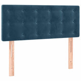 Vidaxl hoofdbord 100x5x78 88 cm fluweel donkerblauw