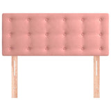 Vidaxl hoofdbord 100x5x78 88 cm fluweel roze