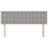 Vidaxl hoofdborden 2 st 72x5x78 88 cm stof lichtgrijs