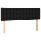 Vidaxl hoofdborden 2 st 72x5x78 88 cm stof zwart