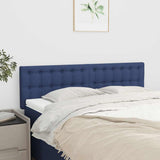 Vidaxl hoofdborden 2 st 72x5x78 88 cm stof blauw
