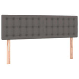 Vidaxl hoofdborden 2 st 72x5x78 88 cm kunstleer grijs