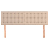 Vidaxl hoofdborden 2 st 72x5x78 88 cm kunstleer cappuccinokleurig