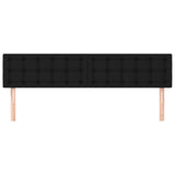 Vidaxl hoofdborden 2 st 80x5x78 88 cm stof zwart