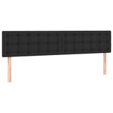 Vidaxl hoofdborden 2 st 80x5x78 88 cm kunstleer zwart