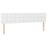 Vidaxl hoofdborden 2 st 80x5x78 88 cm kunstleer wit