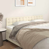 Vidaxl hoofdborden 2 st 80x5x78 88 cm kunstleer crèmekleurig