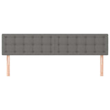Vidaxl hoofdborden 2 st 90x5x78 88 cm stof donkergrijs