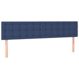Vidaxl hoofdborden 2 st 90x5x78 88 cm stof blauw