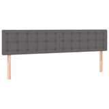 Vidaxl hoofdborden 2 st 90x5x78 88 cm kunstleer grijs