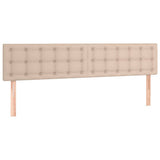 Vidaxl hoofdborden 2 st 90x5x78 88 cm kunstleer cappuccinokleurig