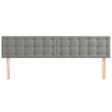 Vidaxl hoofdborden 2 st 90x5x78 88 cm fluweel lichtgrijs