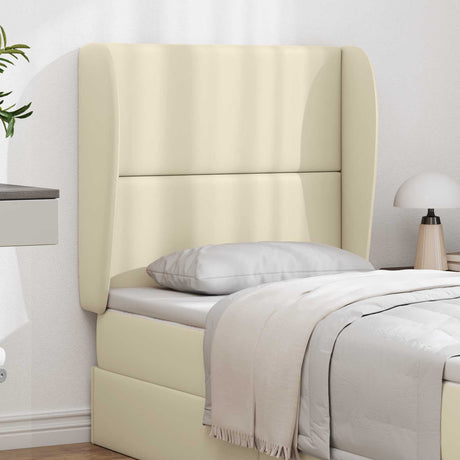 Vidaxl hoofdbord oor crème pvc