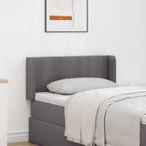Vidaxl hoofdbord oor 2 pcs grijs 40 x 16 x 5 cm multiplex en kunstleer