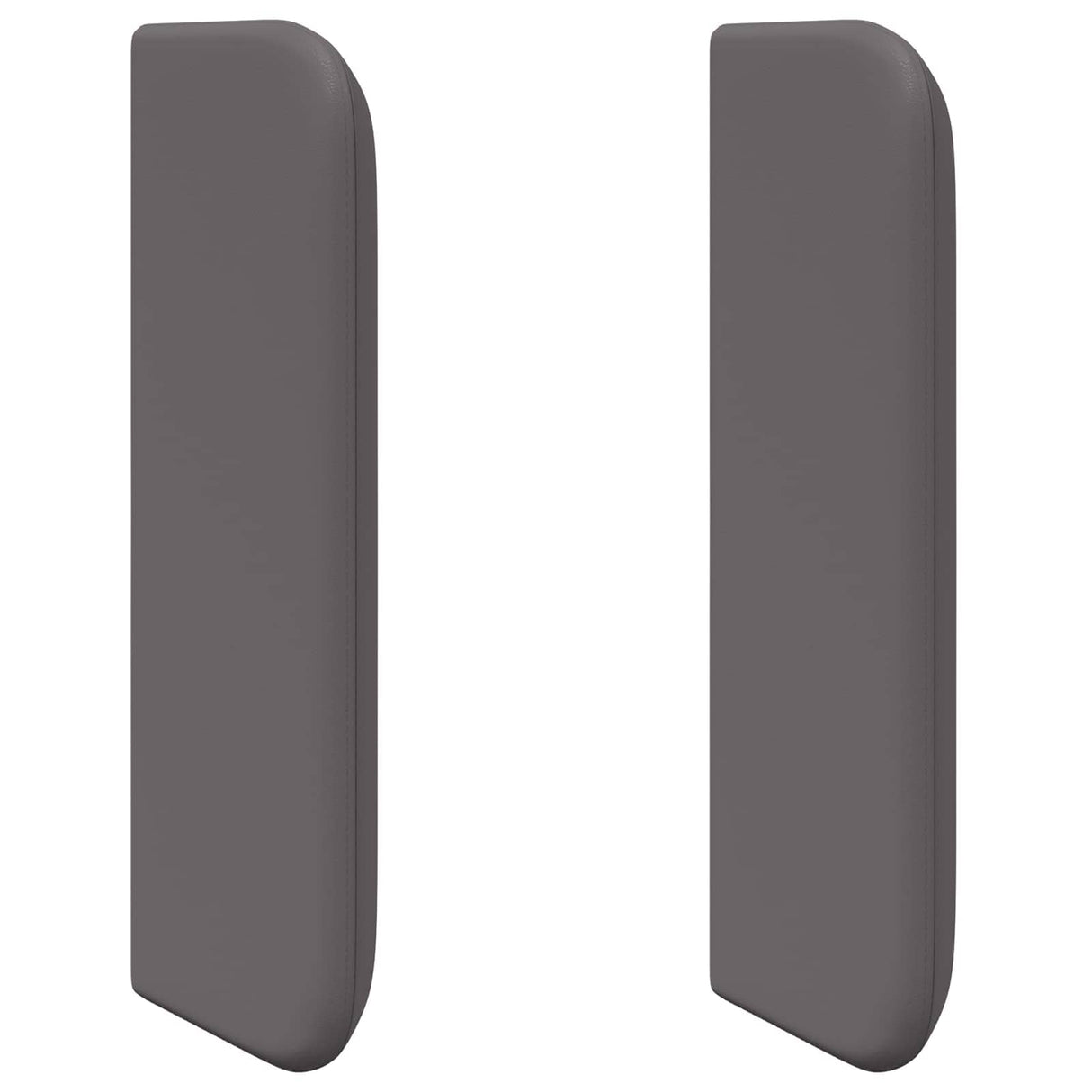 Vidaxl hoofdbord oor 2 pcs grijs 40 x 16 x 5 cm multiplex en kunstleer