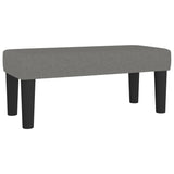 Vidaxl bankje 70x30x30 cm stof donkergrijs