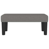 Vidaxl bankje 70x30x30 cm stof donkergrijs