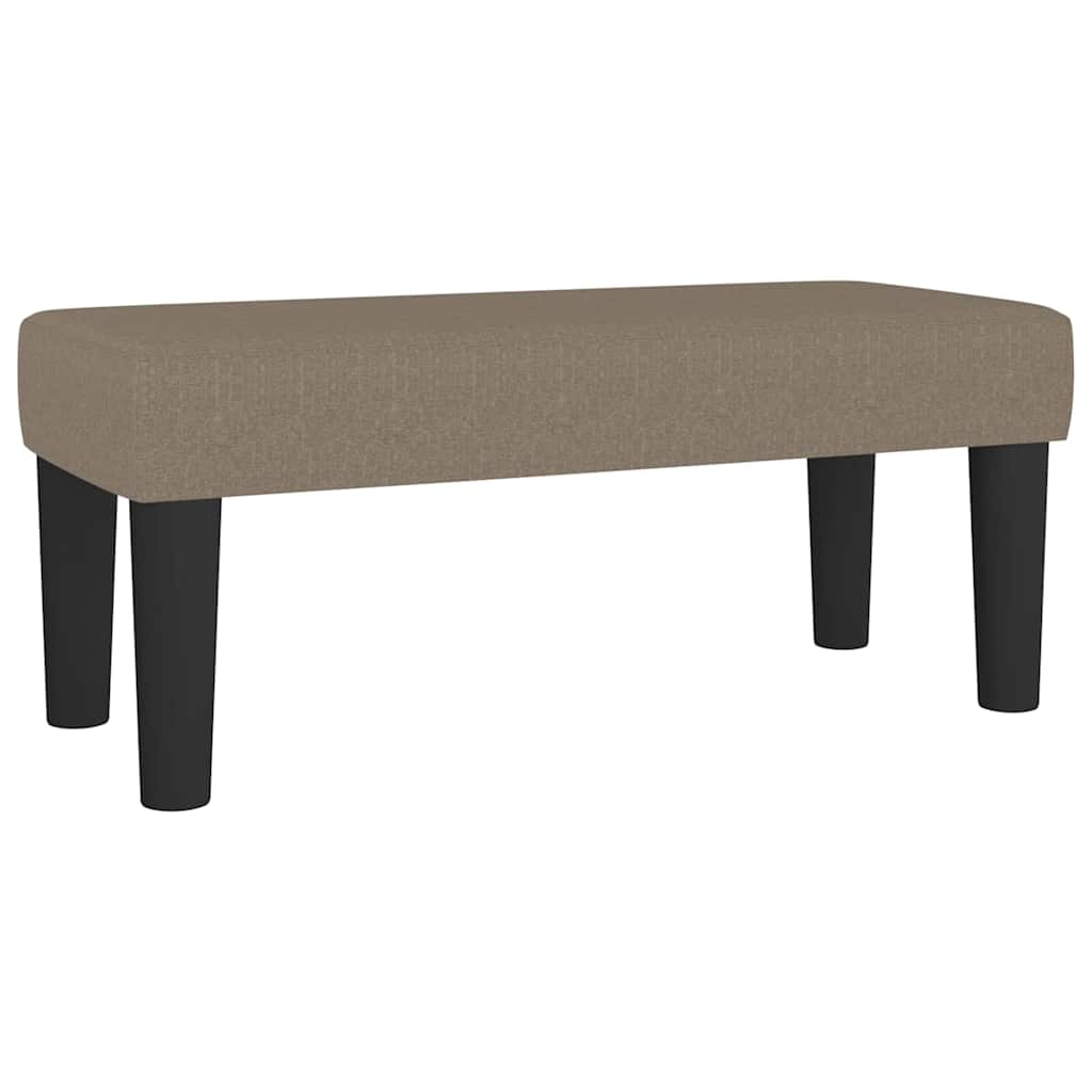 Vidaxl bankje 70x30x30 cm stof taupe