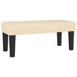 Vidaxl bankje 70x30x30 cm stof crèmekleurig