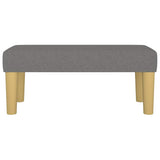 Vidaxl bankje 70x30x30 cm stof donkergrijs