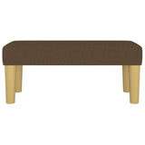 Vidaxl bankje 70x30x30 cm stof bruin
