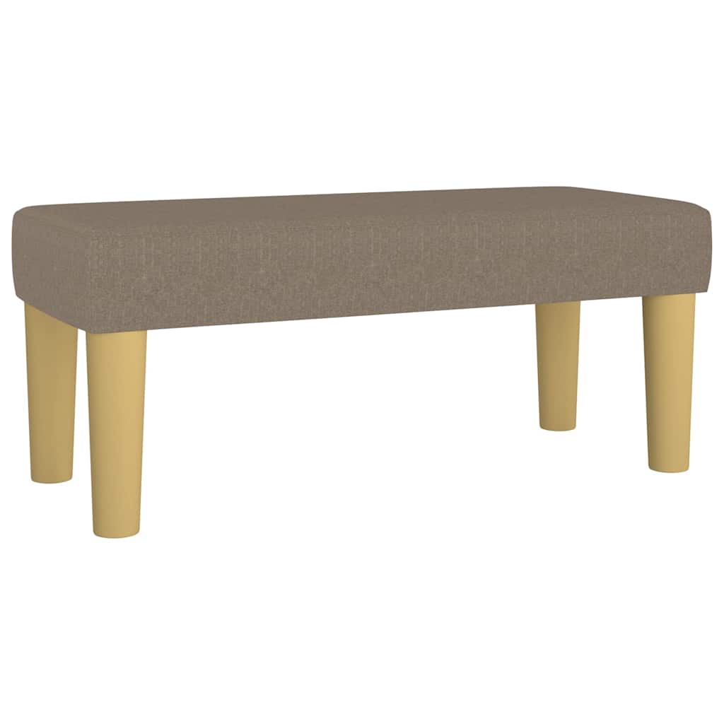 Vidaxl bankje 70x30x30 cm stof taupe