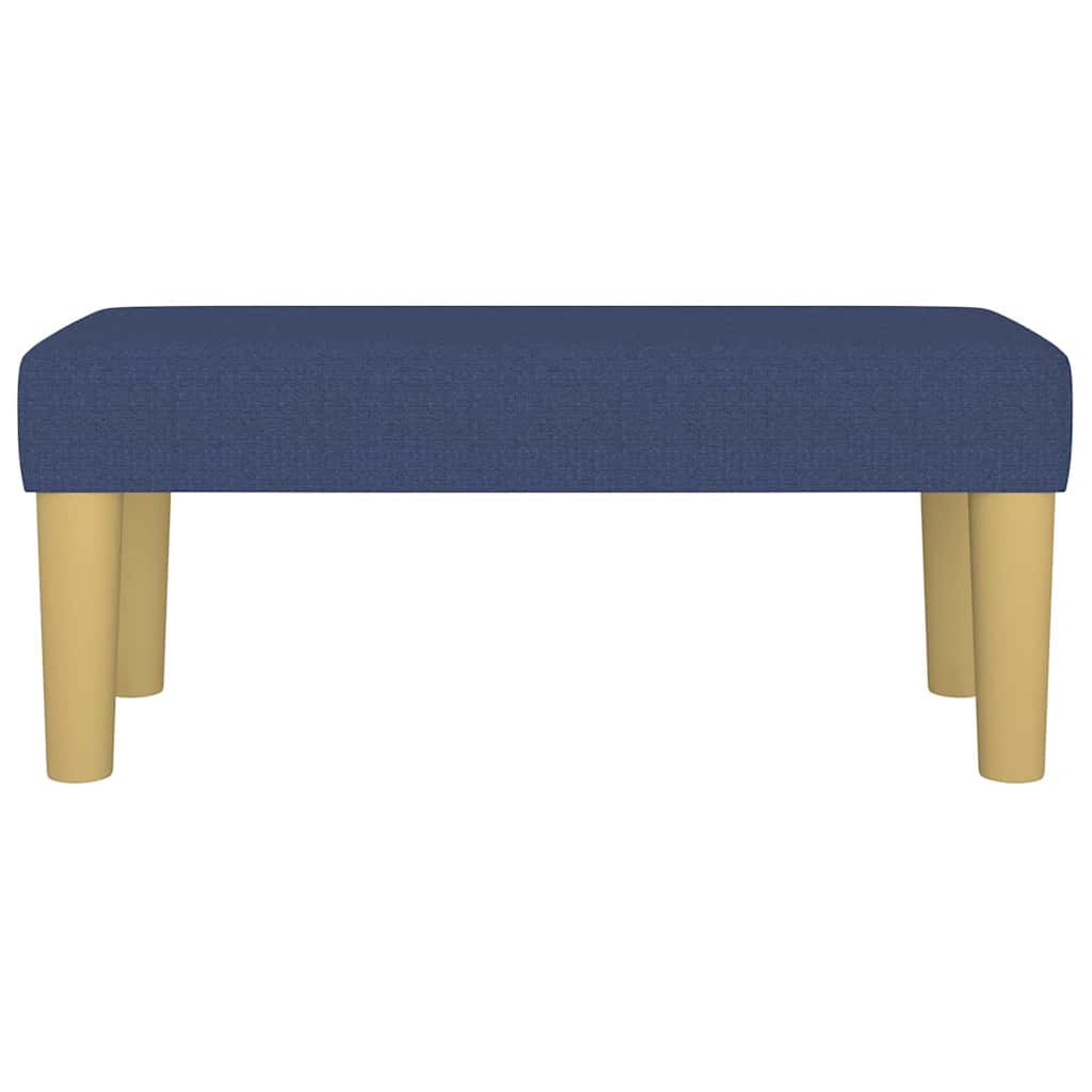 Vidaxl bankje 70x30x30 cm stof blauw