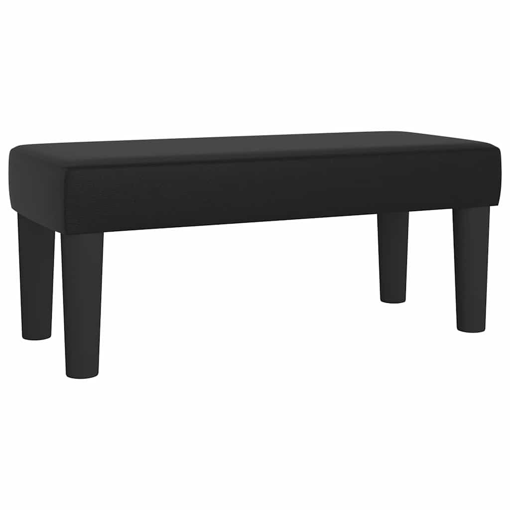 Vidaxl bankje 70x30x30 cm kunstleer zwart