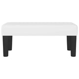 Vidaxl bankje 70x30x30 cm kunstleer wit