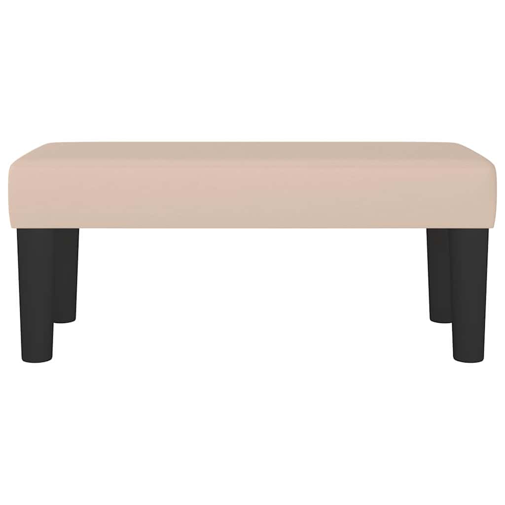 Vidaxl bankje 70x30x30 cm kunstleer cappuccinokleurig