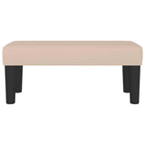 Vidaxl bankje 70x30x30 cm kunstleer cappuccinokleurig