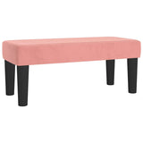 Vidaxl bankje 70x30x30 cm fluweel roze