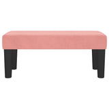 Vidaxl bankje 70x30x30 cm fluweel roze