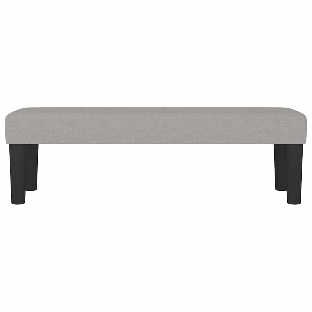 Vidaxl bankje 100x30x30 cm stof lichtgrijs