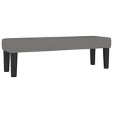 Vidaxl bankje 100x30x30 cm stof donkergrijs