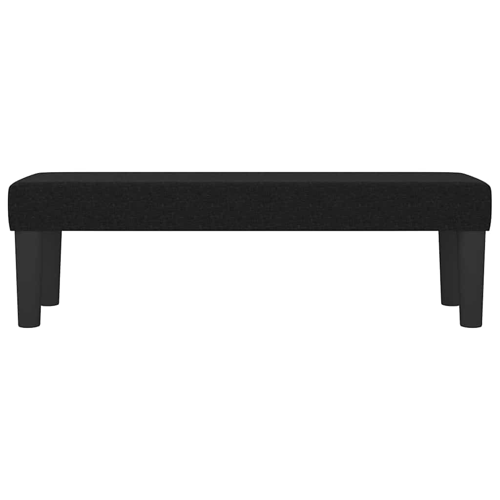 Vidaxl bankje 100x30x30 cm stof zwart